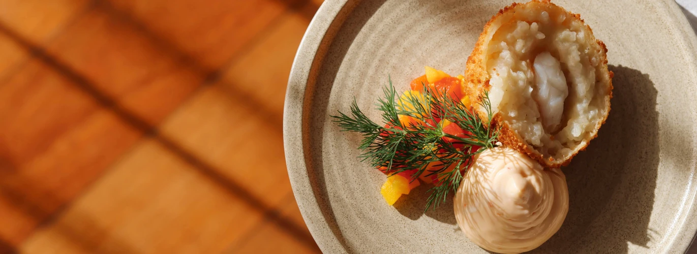 Tapas forret i Restaurant Holger